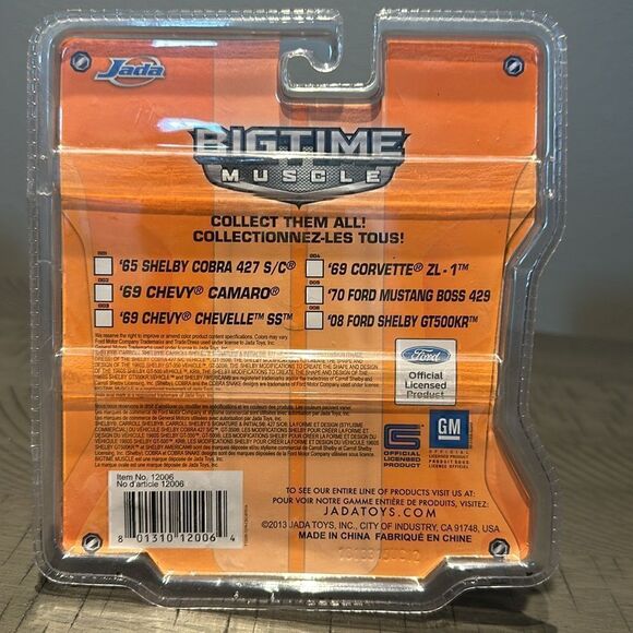 Jada Bigtime Muscle ‘65 Shelby Cobra 427 S/C - Picture 4 of 4